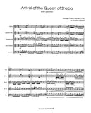 Handel, Georg Friedrich % Arrival of the Queen of Sheba (score/parts) - REED5
