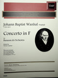 Vanhal (Wanhal), Johann Baptist % Concerto in F - BSN/ORCH