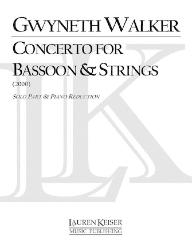 Walker, Gwyneth % Concerto for Bassoon - BSN/PN