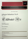 Bach, J.S. % Celebrated Air (Glickman)(score/parts) - 4BSN