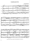 Bach, J.S. % Celebrated Air (Glickman)(score/parts) - 4BSN