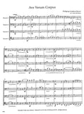 Mozart, Wolfgang Amadeus % Ave Verum Corpus (Glickman)(score/parts) - 4BSN