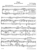 Weber, Joseph Miroslav % Elegie in F Major - OB/PN