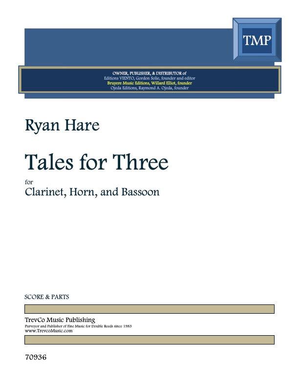 Hare, Ryan % Tales for Three (2021) - CL/HN/BSN