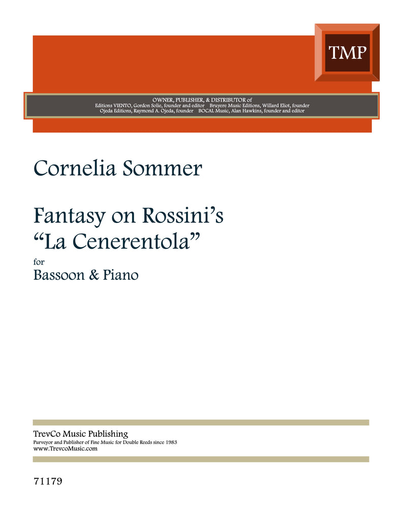 Sommer, Cornelia % Fantasy on Rossini’s “La Cenerentola” - BSN/PN