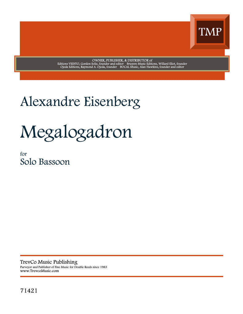 Eisenberg, Alexandre % Megalogadron - BSN SOLO