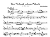 Davidson, Ian % Five Works of Jackson Pollock - SOLO OB