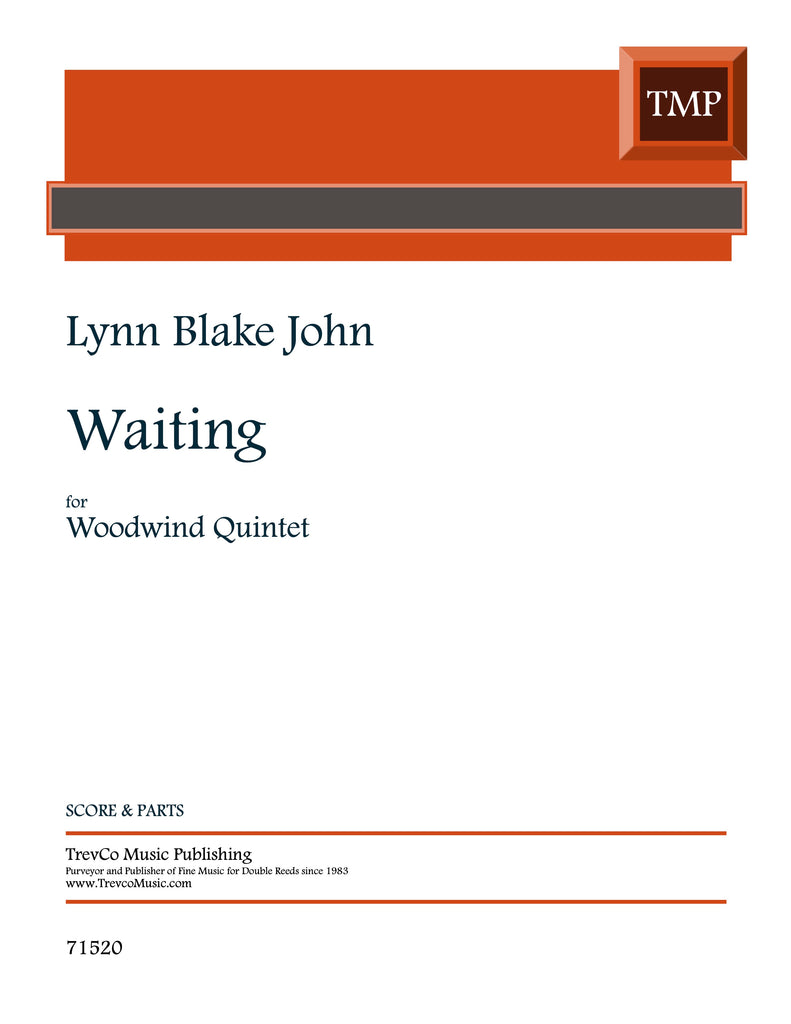 John, Lynn Blake % Waiting (score & parts) - WW5