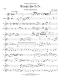 Agrell, Jeffrey % Blues for D.D. - OB/EH