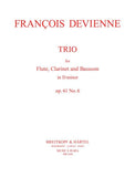 Devienne, François % Trio in d minor, op. 61, #6 (parts only) - FL/CL/BSN