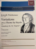 Triebensee, Joseph % Variations on a Theme by Haydn - 3BSN