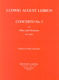 Lebrun, Ludwig August % Concerto #3 in C Major - OB/PN