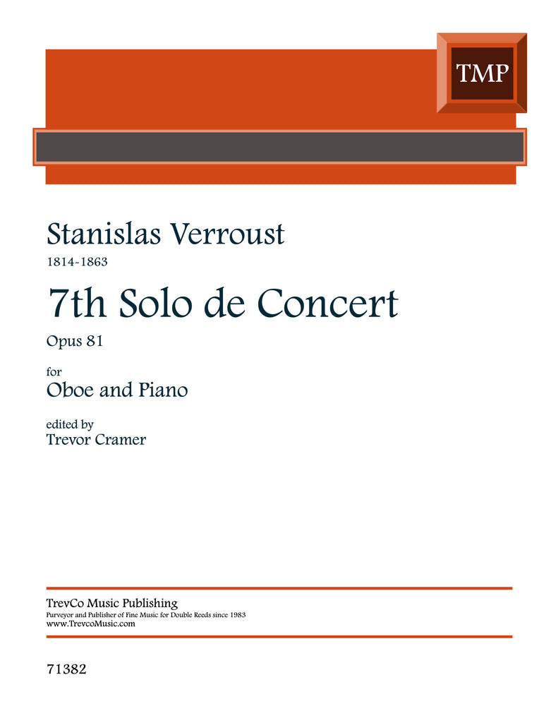 Op.81 Pattern 7th Solo de Concert, op. 81 - OB/PN - Trevco Music