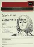 Vivaldi, Antonio % Concerto in a minor F8 #10 RV500 - BSN/STG