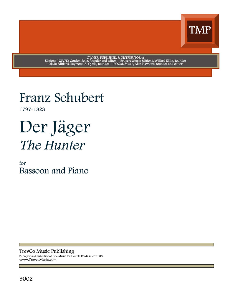Schubert, Franz % Der Jager (The Hunter) - BSN/PN