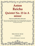 Reicha, Anton % Quintet in a minor, op. 100, #5 (score & parts) - WW5 [POP]