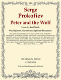 Prokofieff, Sergei % Peter & The Wolf (score & parts) - WW5/NARRATOR (with optional percussion) [POP]