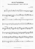 Handel, Georg Friedrich % Air & Variations from "The Harmonious Blacksmith", HWV430 (score & parts) - DR CHOIR