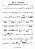 Handel, Georg Friedrich % Air & Variations from "The Harmonious Blacksmith", HWV430 (score & parts) - DR CHOIR