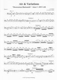 Handel, Georg Friedrich % Air & Variations from "The Harmonious Blacksmith", HWV430 (score & parts) - DR CHOIR
