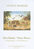 Mahler, Gustav % Three Pieces (score & parts) - 4BSN/CBSN