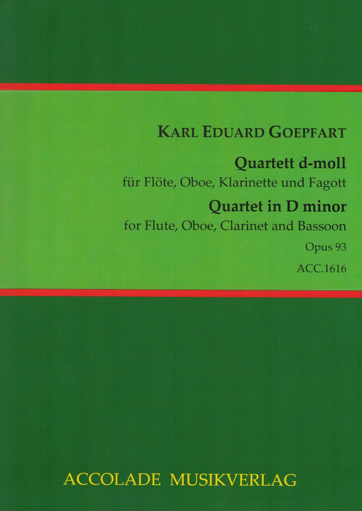 Quartet in d minor, op. 93 (score & parts) - W - Trevco Music Quartet in d minor, op. 93 (score & parts) - W - Trevco Music