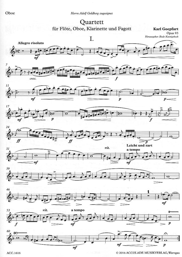 Quartet in d minor, op. 93 (score & parts) - W - Trevco Music Quartet in d minor, op. 93 (score & parts) - W - Trevco Music