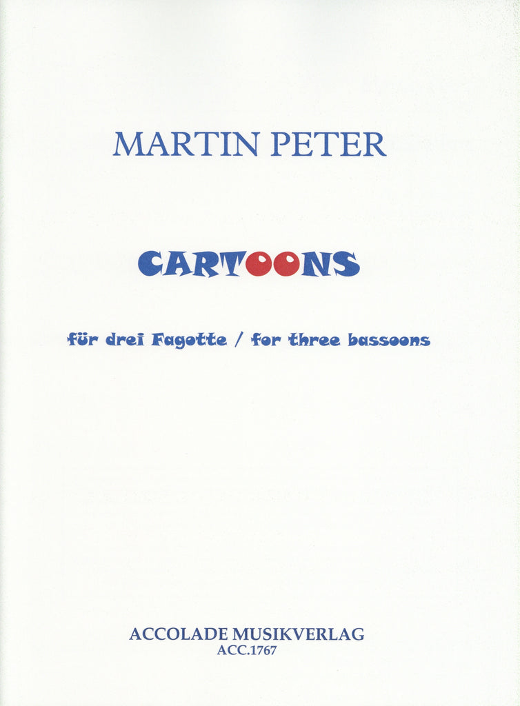 Peter, Martin % Cartoons (score & parts) - 3BSN