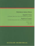 Wolf, Friedrich Adolf % Septet in F Major (parts only) - CL/BSN/HN/VLN/VLA/CEL/KB