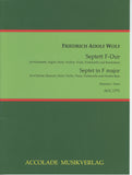 Wolf, Friedrich Adolf % Septet in F Major (Parts Only)-CL/BSN/HN/VLN/VLA/CEL/KB
