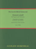 Gebauer, Francois-Rene % Concerto #3 in a minor - BSN/PN