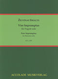 Smalys, Zilvinas % Four Impromptus - SOLO BSN