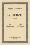 Jannotta, Roger % Scherzo (1976) (score & parts) - 4BSN