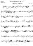Brahms, Johannes % Eleven Chorale Preludes - OB(EH)/ORGAN