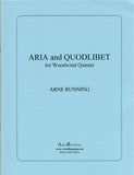 Running, Arne % Aria & Quodlibet (score & parts) - WW5