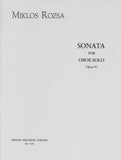 Rozsa, Miklos % Sonata, op. 43 - SOLO OB