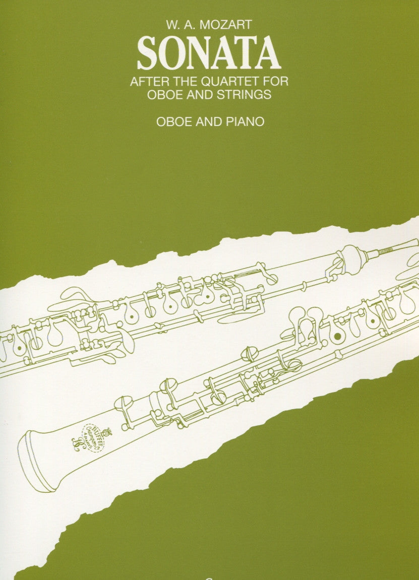 Sonata after the Oboe Quartet, K370 - OB/PN - Trevco Music