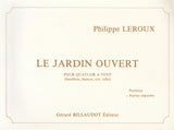 Leroux, Philippe % Le Jardin Ouvert (parts only) - OB/BSN/HN/TUBA
