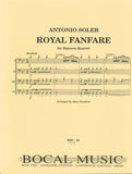Soler, Antonio % Royal Fanfare (score & parts) - 4BSN