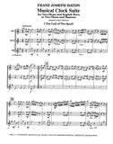 Haydn, Franz Joseph % Musical Clock Suite (score & parts) - 2OB/EH or 2OB/BSN