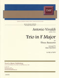 Vivaldi, Antonio % Trio in F Major F13 #19 (Score & Parts)-3BSN