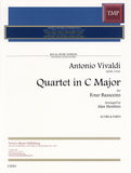 Vivaldi, Antonio % Quartet in C Major, F11 #36 (score & parts) - 4BSN