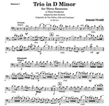 Vivaldi, Antonio % Trio in d minor F13 #17 (score & parts) - 3BSN
