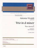 Vivaldi, Antonio % Trio in d minor F13 #17 (score & parts) - 3BSN