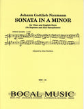 Naumann, Johann Gotlieb % Sonata in a minor (Performance Score)-OB/EH