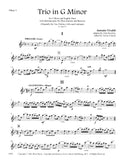 Vivaldi, Antonio % Trio in g minor, F13, #17 (score & parts) - 2OB/BSN or 2OB/EH