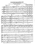Beethoven, Ludwig van % Eleven Bagatelles (score & parts) - 2OB/EH/BSN or 2OB/2BSN