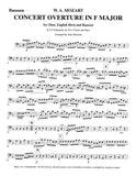 Mozart, Wolfgang Amadeus % Concert Overture in F Major, K.274 (score & parts) - OB/EH/BSN