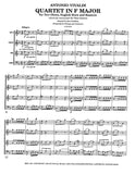 Vivaldi, Antonio % Quartet in F Major, F11 #14 (score & parts) - 2OB/EH/BSN