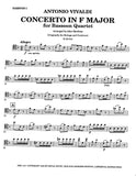 Vivaldi, Antonio % Concerto in F Major, F11, #13 (score & parts) - 4BSN